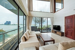 Presidential Duplex, Balcony, Lake View | Balcony view - Moon West Lake Residence (Hanoi)