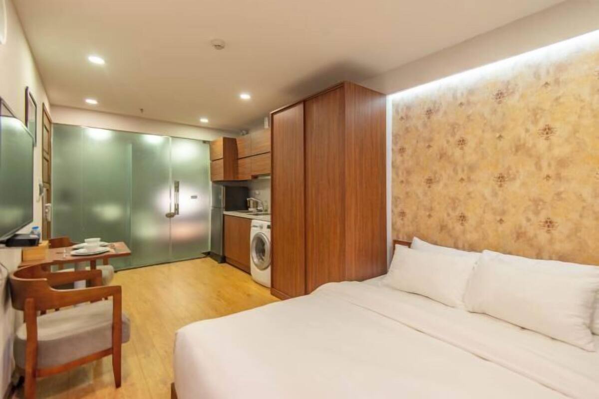 1 dormitorio, minibar, sistema de insonorización y wifi gratis