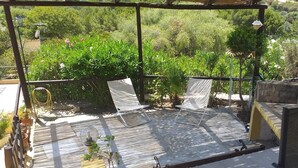 Ferienhaus, 2 Schlafzimmer, Balkon, Meerblick | Aussenbereich