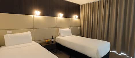 2 bedrooms, premium bedding, individually decorated
