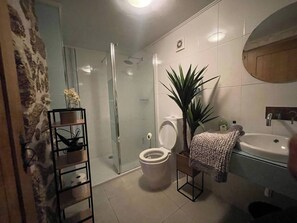 Shower, hair dryer