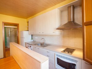 Fridge, microwave, oven, coffee/tea maker - The Attic of the Wall in the Centre of Girona (Girona)