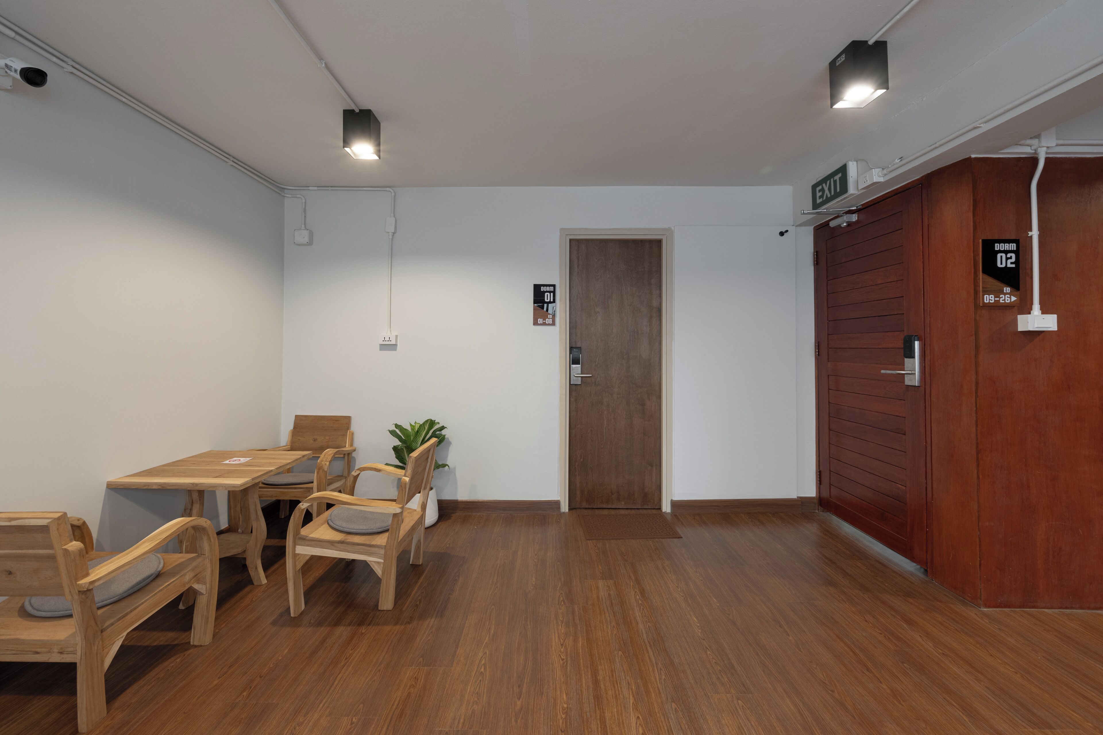 Single Bed in Female Dormitory Room | Living area