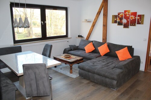 Ferienwohnung 'Am Wehr' mit privater Terrasse und Wi-Fi