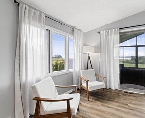 Smart-tv en een open haard