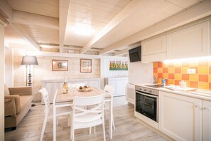 Fridge, oven, stovetop, toaster