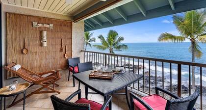 AMAZING TOP FLOOR OCEANFRONT PENTHOUSE CONDO, KONA REEF RESORT, AIR CONDITIONING