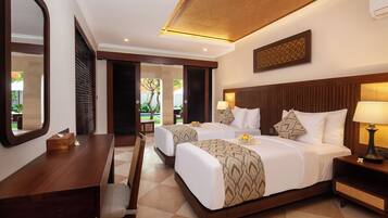 2 quartos, cofres nos quartos, ferros/tábuas de passar roupa