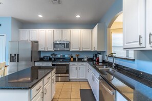 Fridge, microwave, oven, stovetop - Private Pool & Spa Retreat | 3 Master Suites | Veranda Palms Near Disney (Kissimmee)
