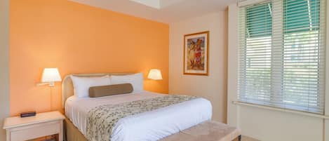 2 bedrooms, in-room safe, iron/ironing board, WiFi