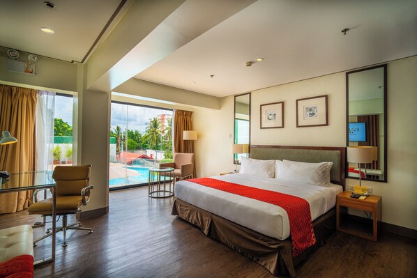 Habitación individual Deluxe | Escritorio, espacio para trabajar con laptop y wifi gratis 