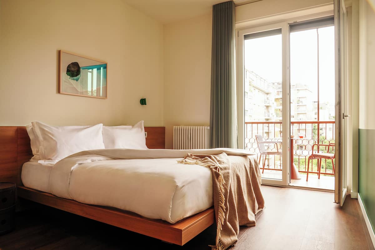 1 Bedroom Apartment, Balcony, Sofa Bed | 2 slaapkamers, luxe beddengoed, bedden met traagschuimmatras