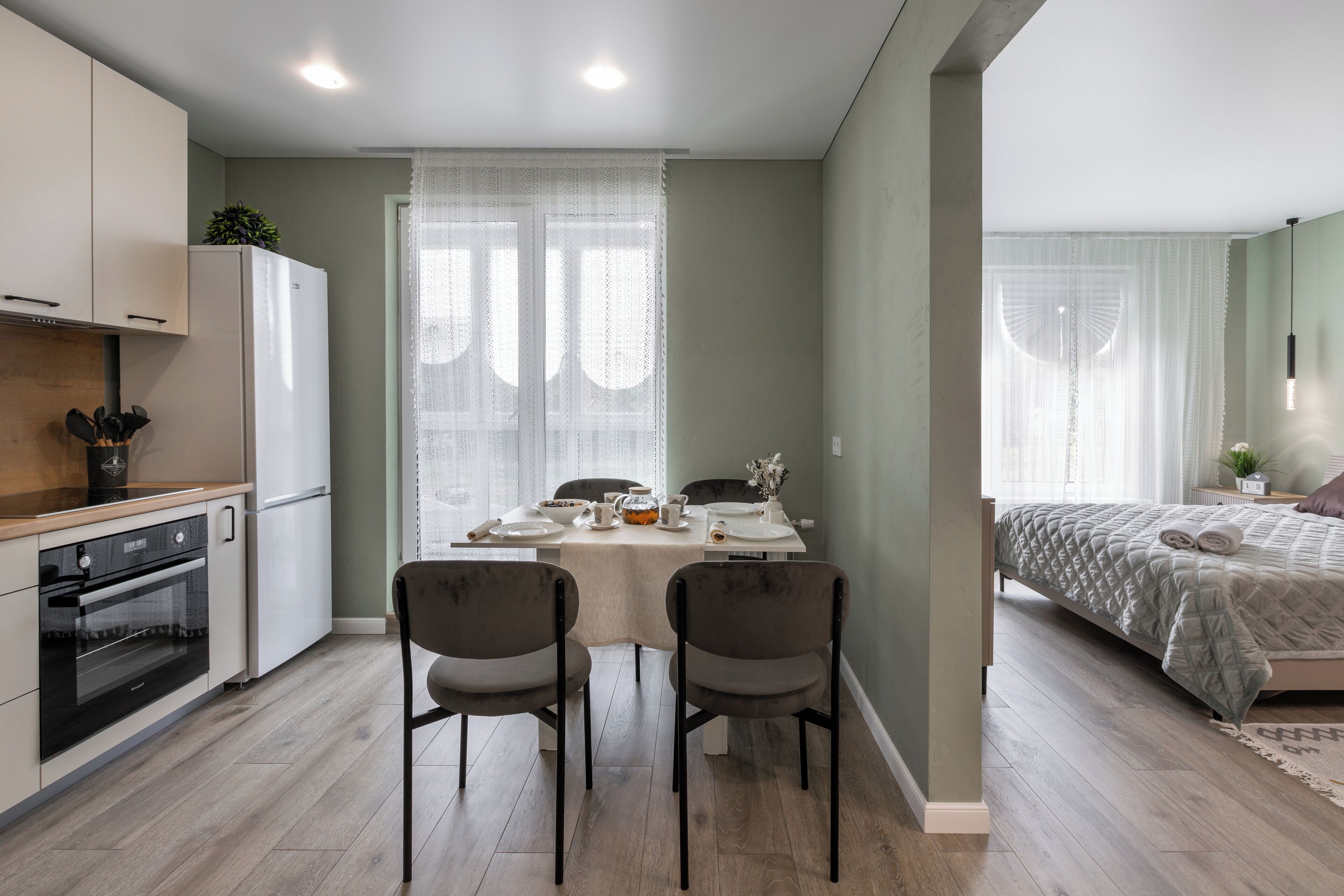 公寓 | 私人厨房 | 冰箱、微波炉、烤箱、炉灶