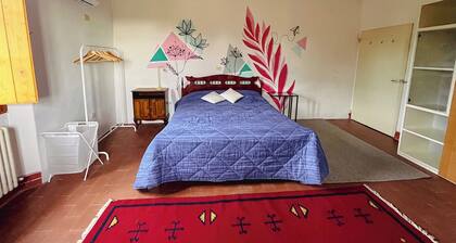 Rustic upper floor of a country villa in the heart of Italy