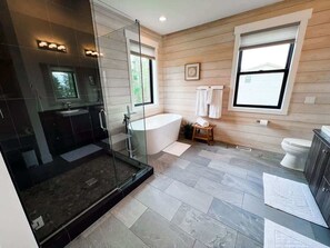 Dusche, Haartrockner, Shampoo