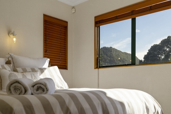 View of Mauao from master bedroom