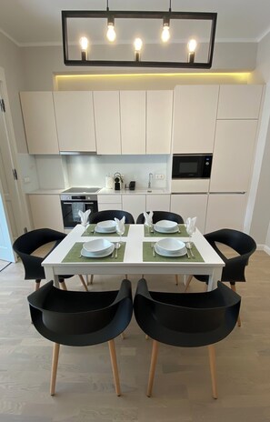 Dining - Modern Apartment near the river 

 (Budapest)