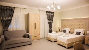 2 slaapkamers, een bureau, wifi, beddengoed