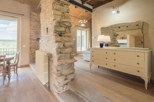 Apartamento, vistas al jardín | Cocina privada | Frigorífico y utensilios de cocina