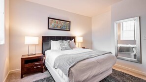 1 bedroom, desk, iron/ironing board, WiFi