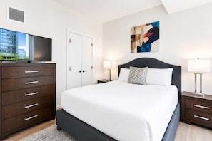 1 bedroom, desk, iron/ironing board, WiFi
