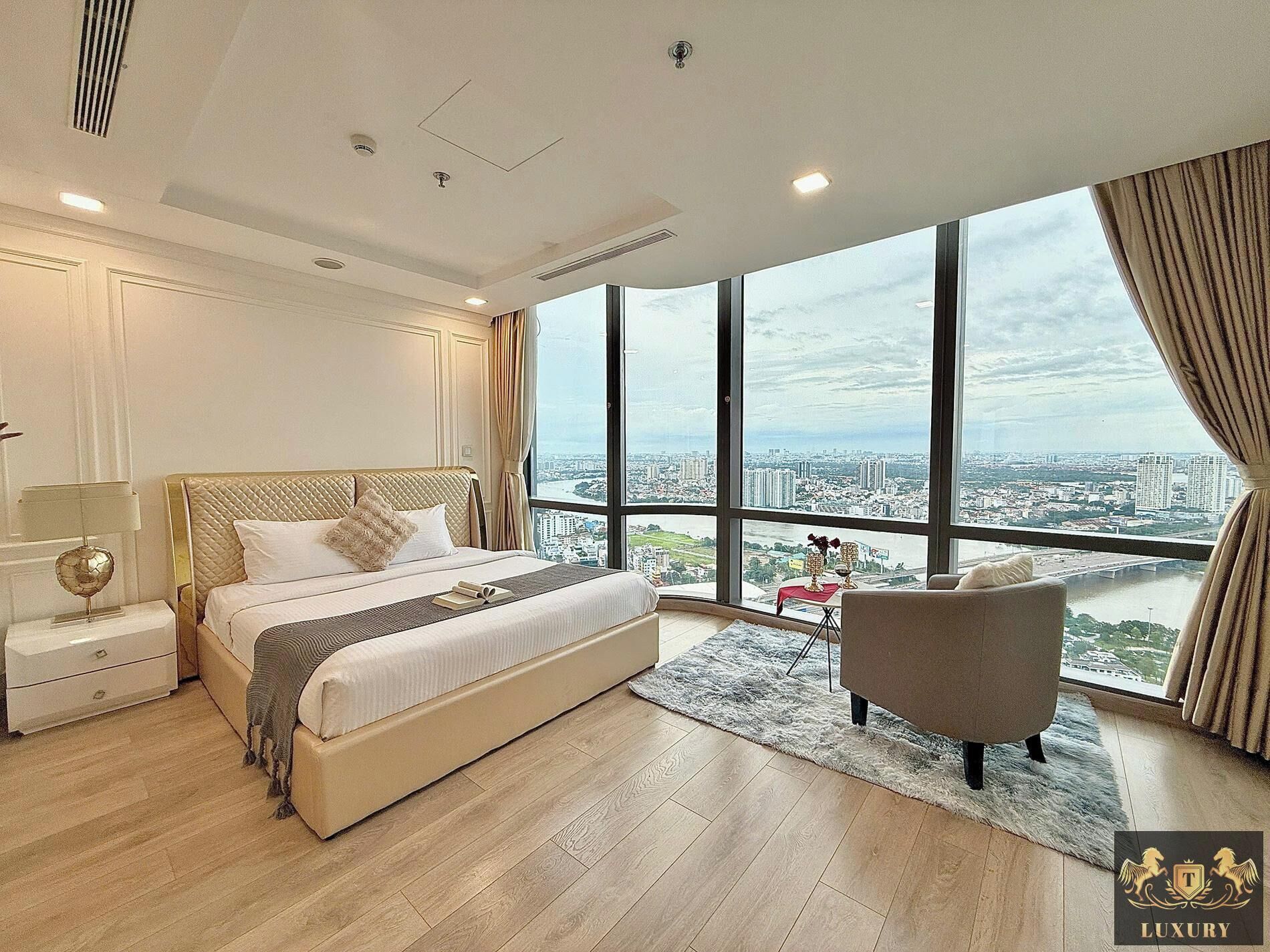 Signature Apartment, 4 Bedrooms, Balcony, City View | Premium bedding, individually decorated, individually furnished, desk