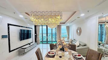 Signature appartement, 4 slaapkamers, balkon, uitzicht op de stad | Uitzicht op de stad