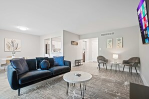 TV, offices - Bright & Airy Urban Unit  Walk to Everything! (Rochester Hills)