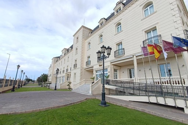 Façana frontal de l'allotjament