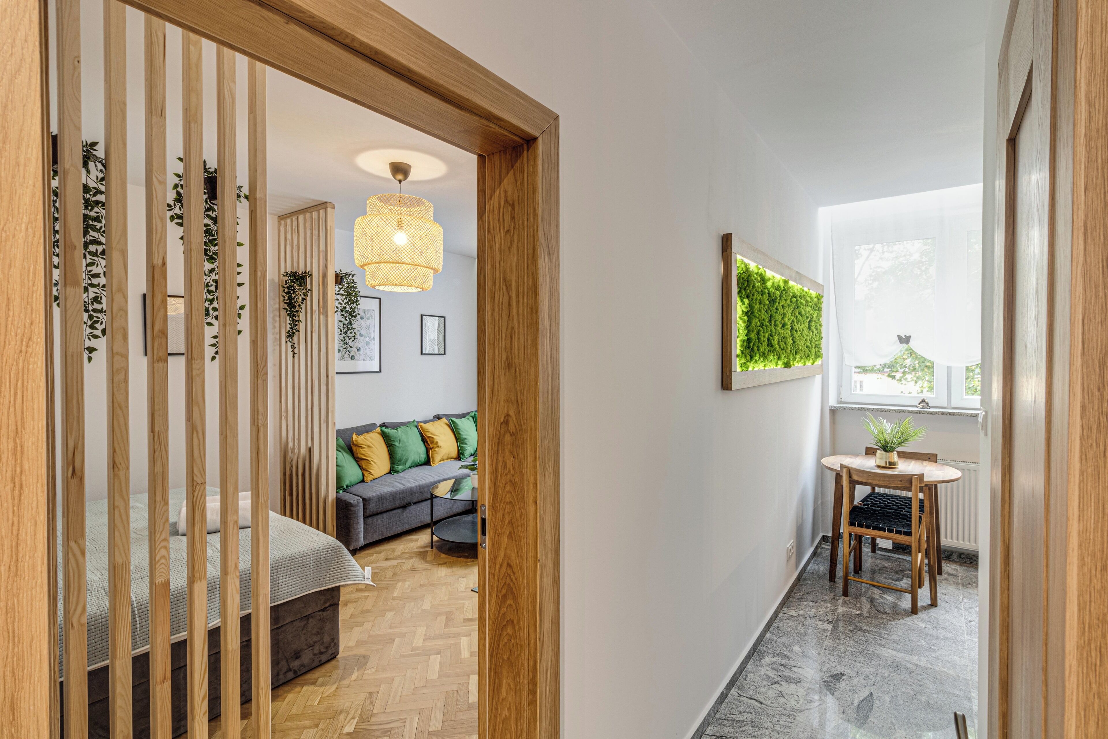 Comfort Apartment, 2 Bedrooms, Balcony | Living area | Flat-screen TV