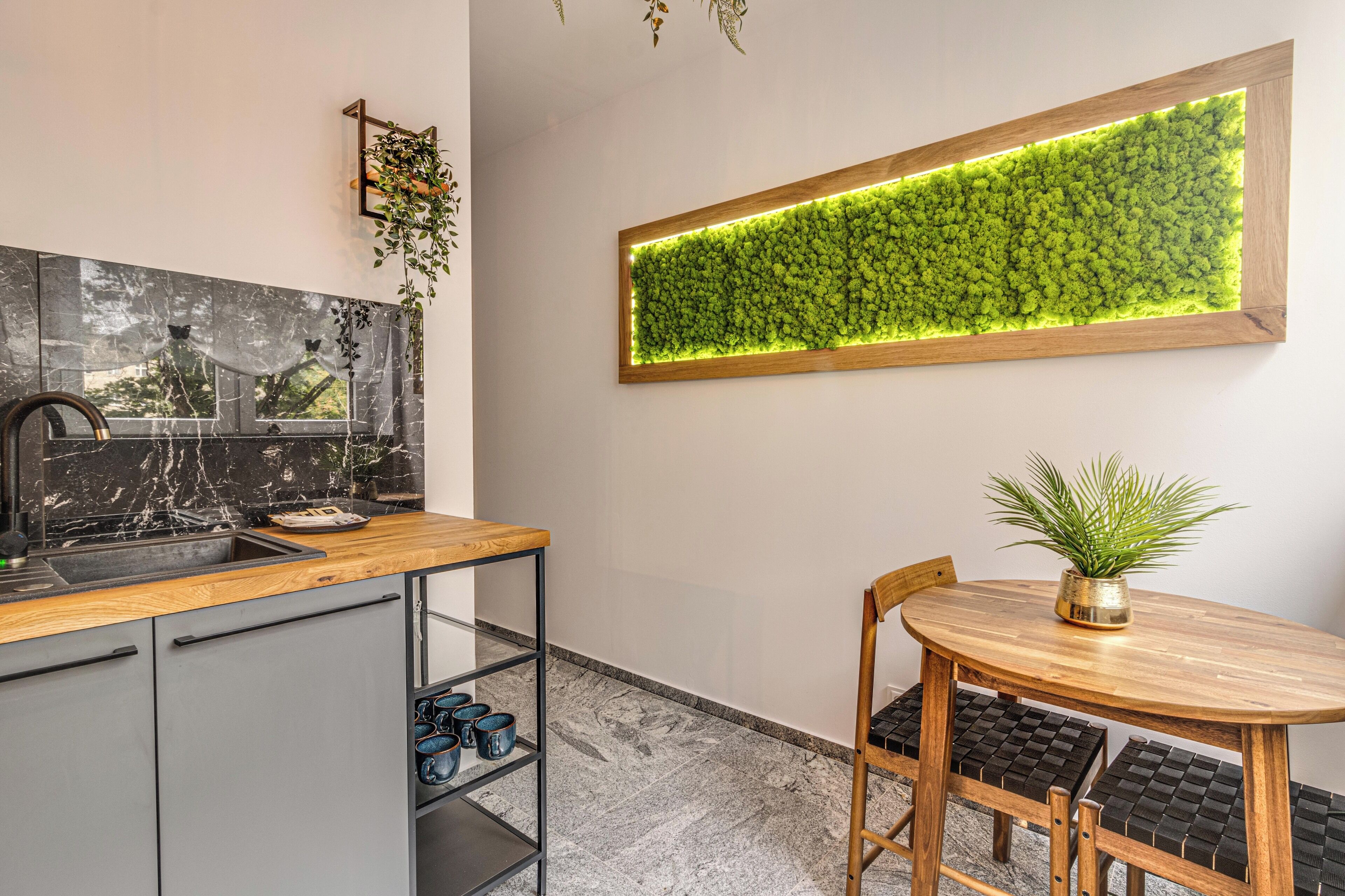 Comfort Apartment, 2 Bedrooms, Balcony | Private kitchen | Fridge, stovetop, electric kettle, cookware/dishes/utensils