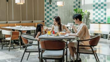 Daily buffet breakfast for a fee