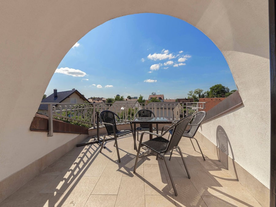 Deluxe-Apartment, Stadtblick | Blick auf die Stadt