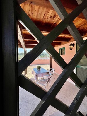 Outdoor dining - Three-room apartment Vieste 700 meters from the beach (Vieste)