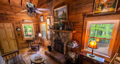 Beautiful log cabin with AC and WiFi in gorgeous Burnsville.