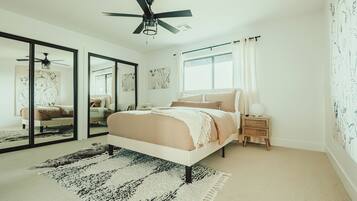 4 chambres, fer et planche Ă repasser, Wi-Fi, draps fournis