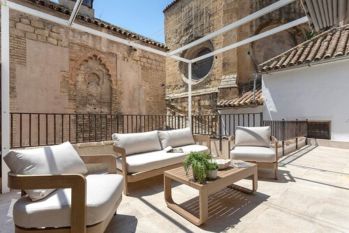 Bright Apartment in city center. San Pablo Terrace