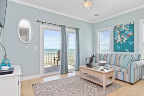 Smart TV - Luxury Oceanfront Home: Private Pool, Elevator Access, Game Room & More! (Emerald Isle)