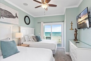 4 bedrooms, iron/ironing board, free WiFi, bed sheets - Luxury Oceanfront Home: Private Pool, Elevator Access, Game Room & More! (Emerald Isle)