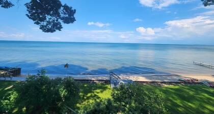 Spacious coastal farmhouse with modern ammenities on beautiful Lake Huron!