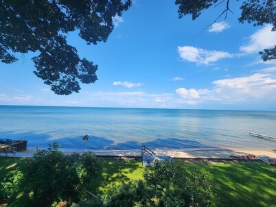 Spacious coastal farmhouse with modern ammenities on beautiful Lake Huron! 