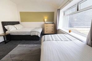 2 bedrooms, iron/ironing board, travel crib, free WiFi