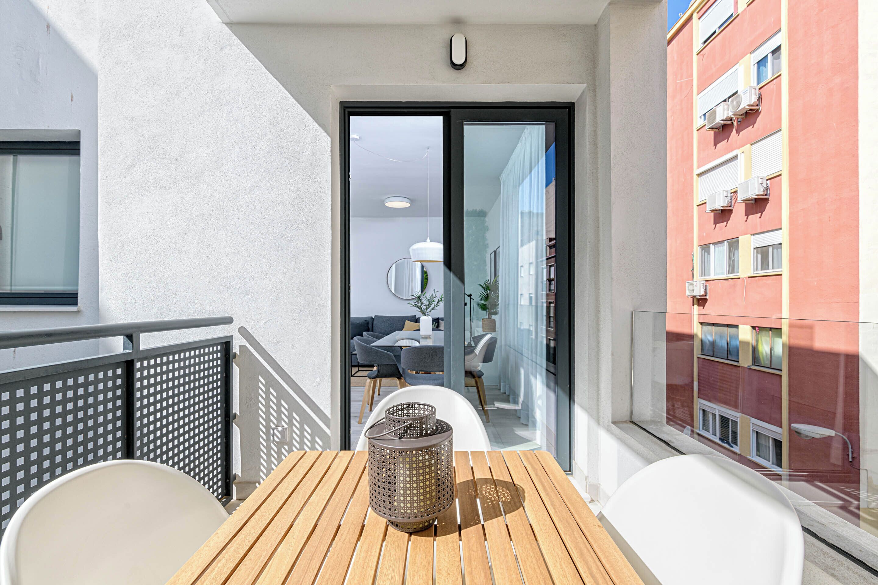 Deluxe appartement | Terras