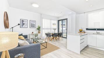 50-inch TV with cable channels