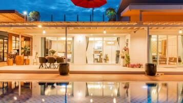Villa, Bathtub, Pool View ( Number of bedroom for use base on number of guest to stay ) | 9 bedrooms, desk, free WiFi, bed sheets