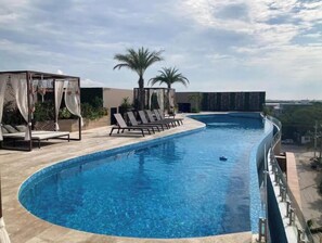Pool - Room 2 room, terrace with pool and washing machine (Tulum)