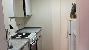 Apartment | Eigene Küche | Kühlschrank, Ofen, Herdplatte, Wasserkocher