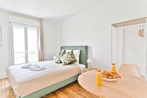 Desk, iron/ironing board, free WiFi, bed sheets