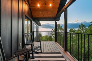 Terrace/patio - Luxury Indoor Pool Cabin • Arcade • Hot Tub • Views (Sevierville)