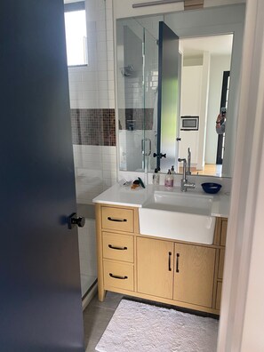 Hair dryer, towels, soap, shampoo - Red Devil Cottage in the Sun Valley Idaho area. Beautiful, modern mountain gem! (Hailey)